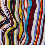 The Men's 'Signature Stripe' Merino Wool Scarf by Paul Smith.
