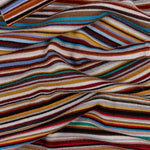 The Men's 'Signature Stripe' Woven Merino Wool Scarf by Paul Smith.
