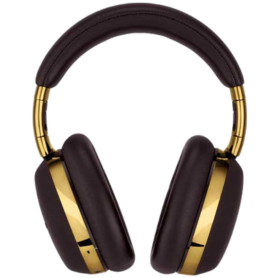montblanc brown mb 01 smart travel over ear headphones front