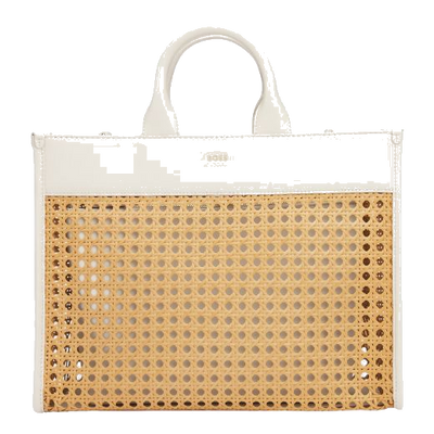 boss sandy woven tote bag