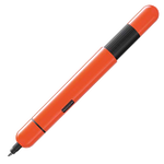 This laser orange ballpoint pen has been created by LAMY.