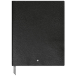 Montblanc sketchbook comes with blank pages and a black leather.