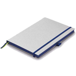 This is the LAMY Ocean Blue A6 Hardcover Ruled Notebook.