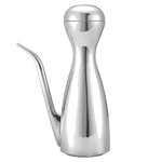 Georg Jensen's Stainless Steel Alfredo Oil Can is great for either the kitchen or your dining table and has a spout which makes it easy to pour.