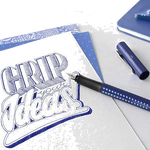 graf von faber castell royal blue ink example