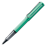 The LAMY green rollerball pen in the AL-Star collection.