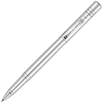 Yard-O-Led Viceroy Standard Polished Silver Plain Rollerball Pen.