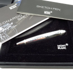 This Montblanc Leonardo Sketch Pen in Silver, Limited Edition 20 comes in a special presentation box with a pen sleeve.