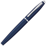 cross midnight blue calais rollerball pen cap on