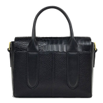 radley black mayfair lane faux croc multiway grab bag back