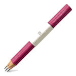 These are the Graf von Faber-Castell Pack of 3 Electric Pink Graphite Guilloche Pencils.