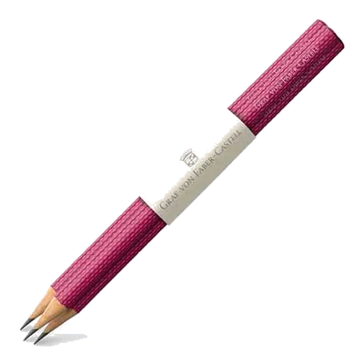 graf von faber castell electric pink perfect pencils set of 3