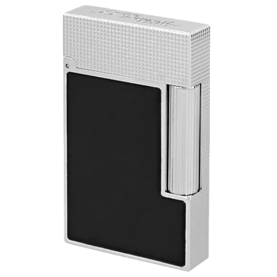 s t dupont paris matt black platinum ligne 2 cling lighter