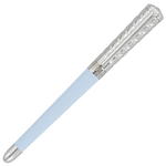 s t dupont paris pastel blue liberte rollerball pen cap on