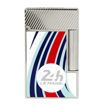 This Ligne 2 24Hrs Du Mans Palladium Lighter by S. T. Dupont has the 24hr logo on the front and the lucky number 8 on the back.