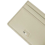 beige boss card case