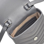s1349093 grey leather crossbody bag