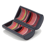 This Howard 2 Piece Navy Cufflinks Box by Wolf 1834 is practical and stylish.