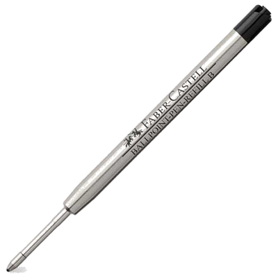 graf von faber castell black broad ballpoint pen refill