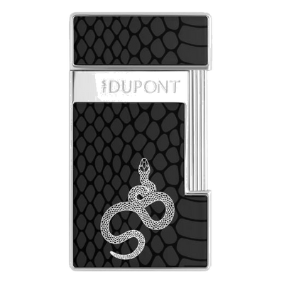 st dupont 028076 slimmy snake black lighter