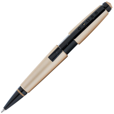 cross edge matte hazelnut gel rollerball pen