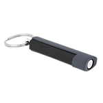 This S.T. Dupont Matte Graphite Cigar Cutter Keyring has a chrome split ring.