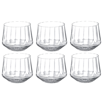 georg jensen set of 6 bernadotte crystal glasses