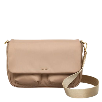 guildford grove medium flapover cross body bag in stone 1
