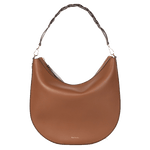 Paul smith's Tan Leather Hobo Bag with Woven Strap is made out of calf leather.