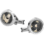 1858 Geosphere Black Cufflinks, designed by Montblanc.