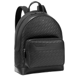 This Montblanc 4810 M_Gram Black Backpack features a zip-top closure.