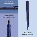 The AL-Star Special Edition Dark Dusk Fountain Pen M by LAMY.