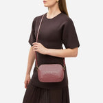 The Dukes Place French Rose Faux Croc Medium Zip Top Cross Body Bag by Radley.