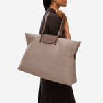 The Pocket Essentials Porcini Brown Large Zip Top Shoulder Bag by Radley.