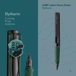 The Slytherin fountain pen in the Safari Special Edition Harry Potter Black Fountain Pen Set M.