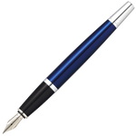 cross dark blue bailey fountain pen no cap