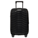 This Samsonite Proxis Spinner Expandable Carry On, Black 55 cm is made out of polypropylene and is durable.