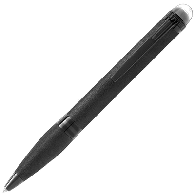 montblanc black cosmos starwalker metal ballpoint pen