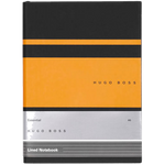 This Hugo Boss A5 Yellow Essential Gear Matrix Lined Notebook can be embossed on the day of purchase.