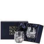 These Royal Scot Crystal Art Deco 2 x 35cl Gin & Tonic Tumblers will be presented inside a satin-lined gift box.