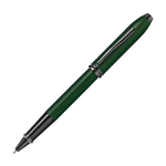 The Townsend Matte Green Micro-Knurl Rollerball Pen by Cross.