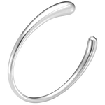 This is the Georg Jensen Sterling Silver Mercy Open Bangle.