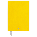 The Montblanc fine stationery yellow A5 lined notebook.