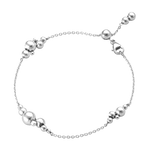 This Moonlight Grapes Cluster Sterling Silver Bracelet by Georg Jensen is a timeless piece that can be worn every day.