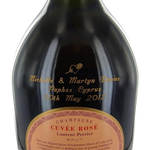 laurent perrier rose wedding celebration bottle engraving motif victoria outline font cbeb9dc5c84e0db5d08de2a2e94213f6