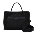 Radley's Holland Park Black Medium Zip-Top Grab Bag has an adjustable and removable strap and grab handles on the top.