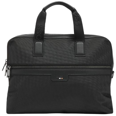 1 ray black canvas document case with signature three stripes 50536181 01 001