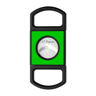 003317v st dupont neon green cigar cutter