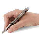 Starwalker SpaceBlue Metal Ballpoint Pen by Montblanc can be clip engraved at the time of purchase.