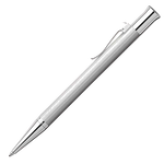 Graf von Faber-Castell Silver Guilloche Rhodium-Plated Ballpoint Pen.